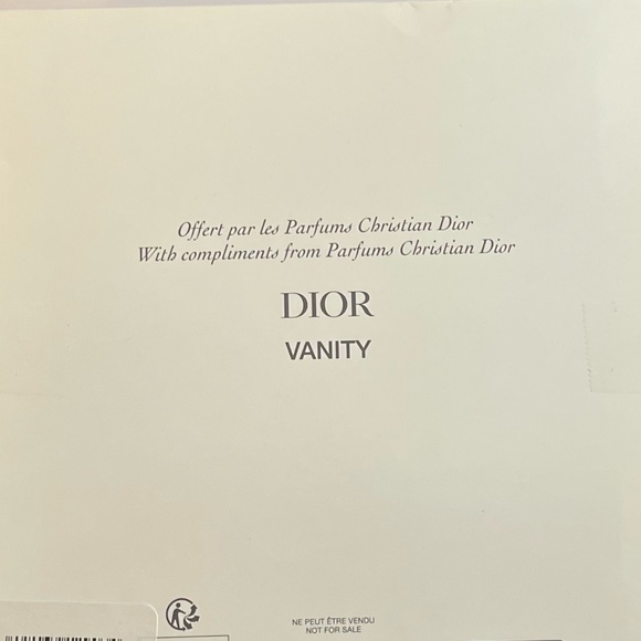 Dior Beaute Vanity Zip Round Cosmetic Makeup Mirror Case NEW IN BOX - Picture 11 of 11
